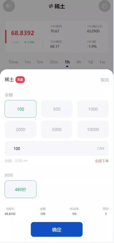 多语言广州期货微盘微交易所源码余额宝单控输赢信誉分前端uniapp纯源码后端php插图1