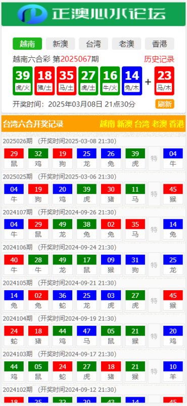 澳门六合彩论坛源码台湾六合彩资料网站+香港六合资料图库源码+六合图库开奖网源码预设开奖号码二开完美运营版插图3
